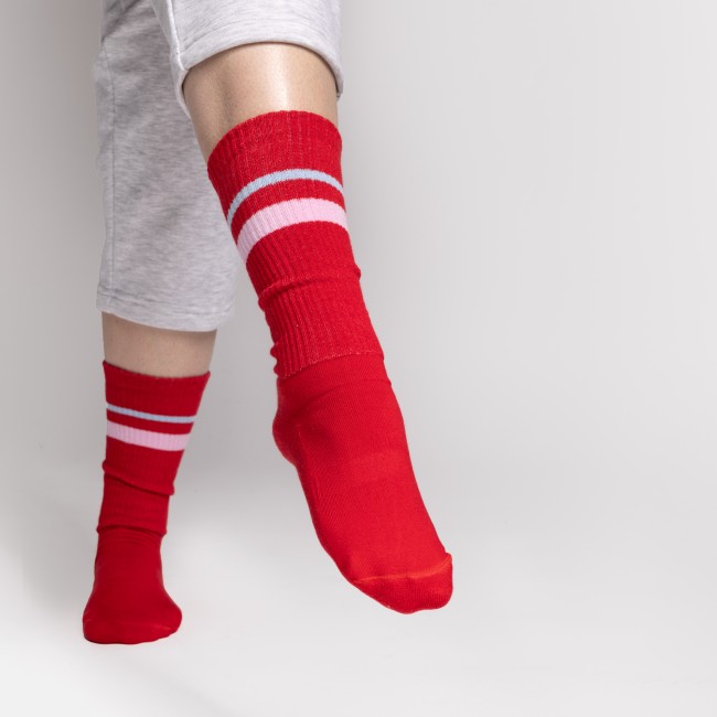 Skarpety sportowe red